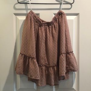 Mauve skirt